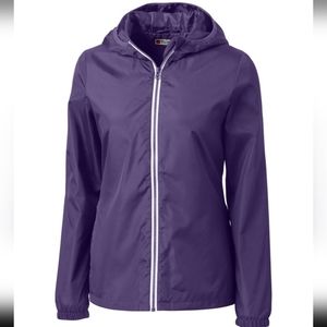 NEW Purple Hooded Windbreaker